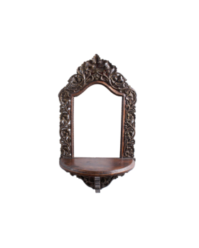 Brown Wood Jharokha
